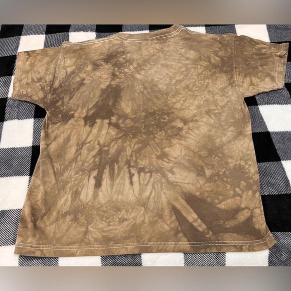 Mountain 2011 Combat Bulldog Dog Brown Tie Dye T-Shirt Size Youth XL Manimals - Picture 6 of 8